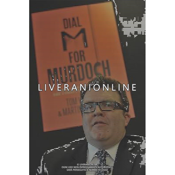 Labour MP Tom Watson and Journalist Martin Hickman give a Press Briefing about the launch of their book Dial M for Murdock. Central Hall, Westminster London Tom Watson MP ©photoshot/AGENZIA ALDO LIVERANI SAS - ITALY ONLY - Il deputato laburista Tom Watson e il giornalista Martin Hickman durante una conferenza stampa per il lancio del loro libro Dial M per Murdock. Central Hall, Westminster a Londra