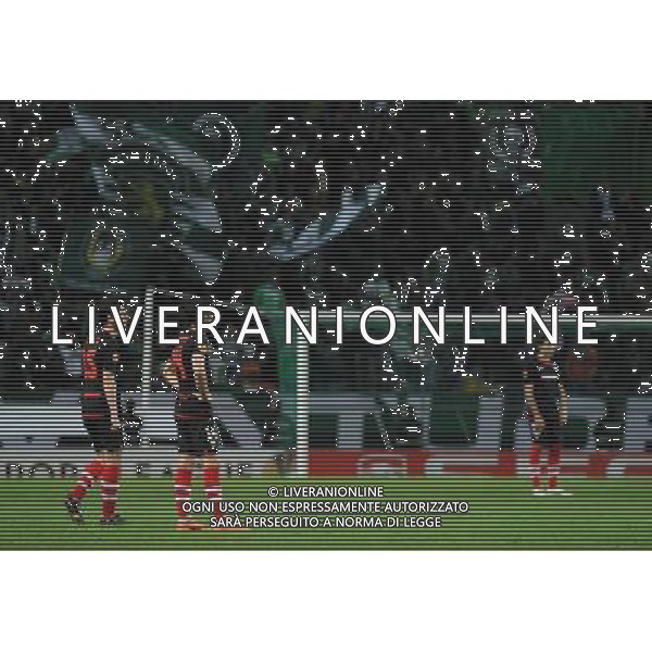 20120419: LISBON, PORTUGAL - Football - UEFA Europe League 2011/2012 - Semi-finals, First leg: Sporting CP vs Athletic Club Bilbao In picture: Andoni Iraola and Markel Susaeta (Athletic Club Bilbao). PHOTO: Alvaro Isidoro/CITYFILES LIGA EUROPY UEFA EUROPEJSKA SEZON 2011/2012 PILKA NOZNA POLFINAL SPORTING LIZBONA vs ATHLETIC BILBAO FOT. CITYFILES/NEWSPIX.PL PORTUGAL,BRAZIL,SPAIN,GERMANY,FRANCE,UK OUT !!! --- Newspix.pl ©AG ALDO LIVERANI SAS - ITALY ONLY - *** Local Caption *** www.newspix.pl mail us: info@newspix.pl call us: 0048 022 23 22 222 --- Polish Picture Agency by Ringier Axel Springer Poland
