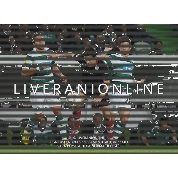 20120419: LISBON, PORTUGAL - Football - UEFA Europe League 2011/2012 - Quarter-finals, First leg: Sporting CP vs Athletic Club Bilbao In picture: Ander Herrera, Daniel Carrico and Andre Martins. PHOTO: Alvaro Isidoro/CITYFILES LIGA EUROPY UEFA EUROPEJSKA SEZON 2011/2012 PILKA NOZNA POLFINAL SPORTING LIZBONA vs ATHLETIC BILBAO FOT. CITYFILES/NEWSPIX.PL PORTUGAL,BRAZIL,SPAIN,GERMANY,FRANCE,UK OUT !!! --- Newspix.pl ©AG ALDO LIVERANI SAS - ITALY ONLY - *** Local Caption *** www.newspix.pl mail us: info@newspix.pl call us: 0048 022 23 22 222 --- Polish Picture Agency by Ringier Axel Springer Poland