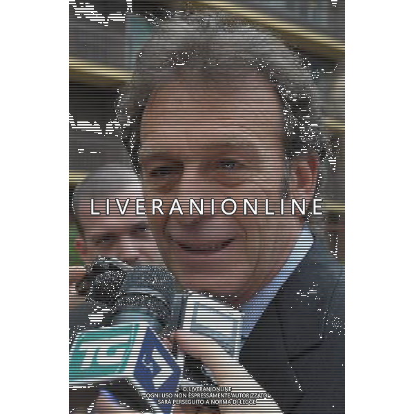 MILANO 20/4/2012 VIA ROSELLINI, 4 RIUNIONE LEGA CALCIO SERIE A NELLA FOTO MASSIMO CELLINO PRESIDENTE CAGLIARI CALCIO FOTO ROMANO/AG ALDO LIVERANI