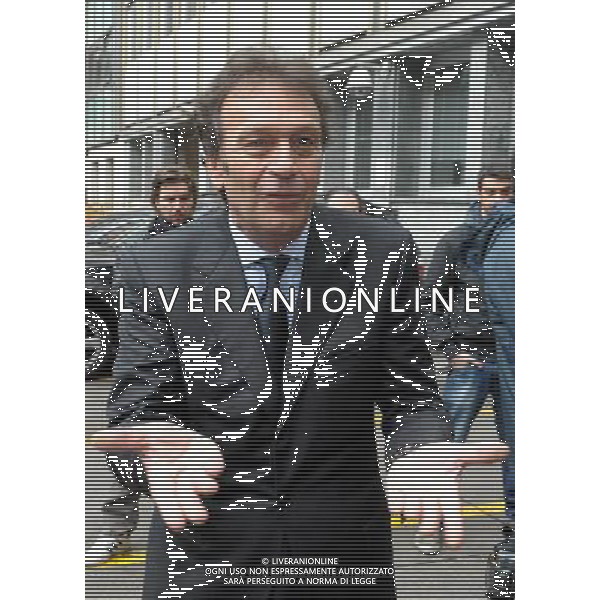 MILANO 20/4/2012 VIA ROSELLINI, 4 RIUNIONE LEGA CALCIO SERIE A NELLA FOTO MASSIMO CELLINO PRESIDENTE CAGLIARI CALCIO FOTO ROMANO/AG ALDO LIVERANI