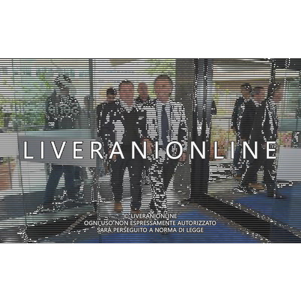 MILANO 20/4/2012 VIA ROSELLINI, 4 RIUNIONE LEGA CALCIO SERIE A NELLA FOTO ENRICO PREZIOSI E TOMMASO GHIRARDI FOTO ROMANO/AG ALDO LIVERANI