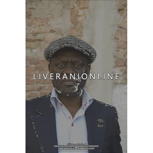 VENICE, ITALY - APRIL 20: Writer Alain Mabanckou poses for a portrait during \'Incroci di Civilta\', the Venice Literaly Festival on April 20, 2012 in Venice, Italy. VENEZIA FESTIVAL LETTERARIO ©PHOTOSHOT/AG ALDO LIVERANI SAS ITALY ONLY -