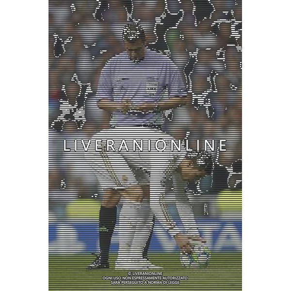 Real Madrid\'s Cristiano Ronaldo goal during Champions League match on april 25th 2012. Photo: Cesar Cebolla / ALFAQUI AG ALDO LIVERANI S A S ONLY ITALY