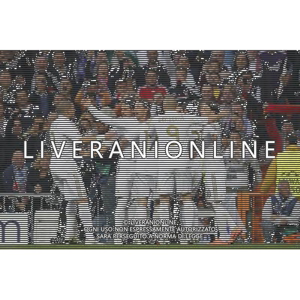 Real Madrid\'s Cristiano Ronaldo goal during Champions League match on april 25th 2012. Photo: Cesar Cebolla / ALFAQUI AG ALDO LIVERANI S A S ONLY ITALY