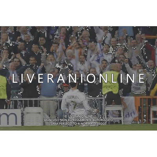 Real Madrid\'s Cristiano Ronaldo goal during Champions League match on april 25th 2012. Photo: Cesar Cebolla / ALFAQUI