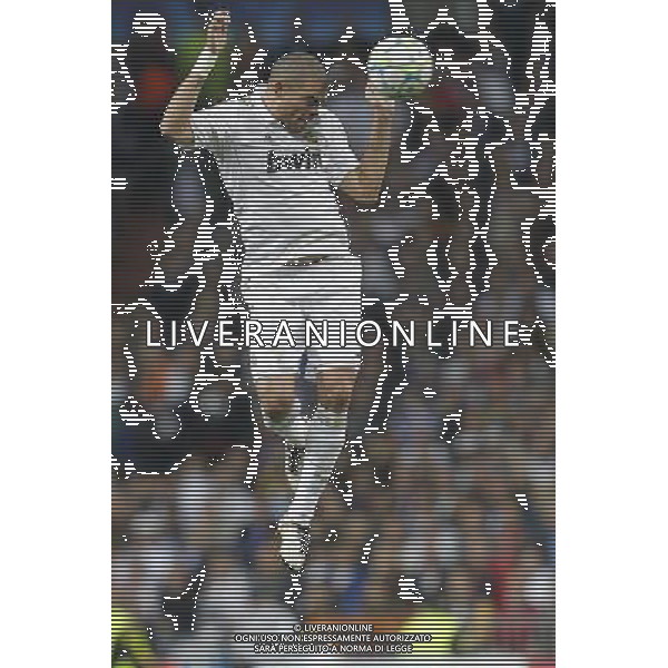 Real Madrid\'s Pepe during Champions League match on april 25th 2012. Photo: Cesar Cebolla / ALFAQUI