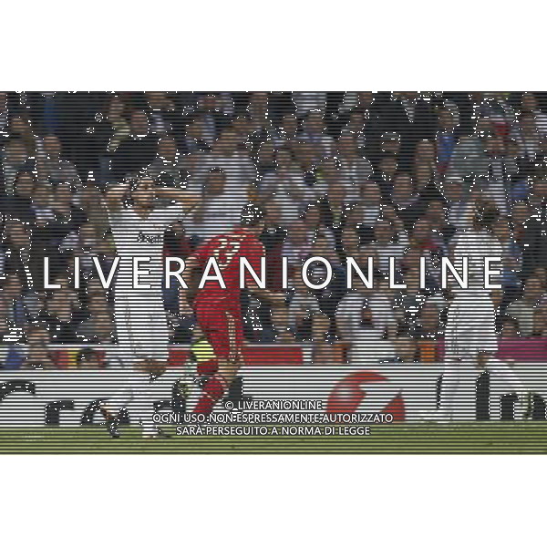 Bayern Munich\'s goal during Champions League match on april 25th 2012. Photo: Cesar Cebolla / ALFAQUI