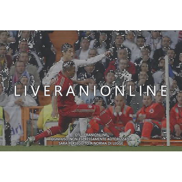 Real Madrid\'s Cristiano Ronaldo and Bayern Munich\'s Jerome Boateng during Champions League match on april 25th 2012. Photo: Cesar Cebolla / ALFAQUI