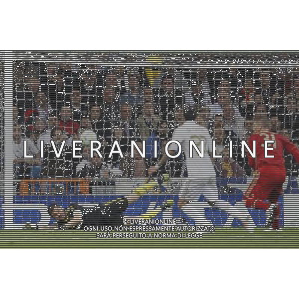 Real Madrid\'s Iker Casillas and Bayern Munich\'s Bastian Scweinsteiger during Champions League match on april 25th 2012. Photo: Cesar Cebolla / ALFAQUI