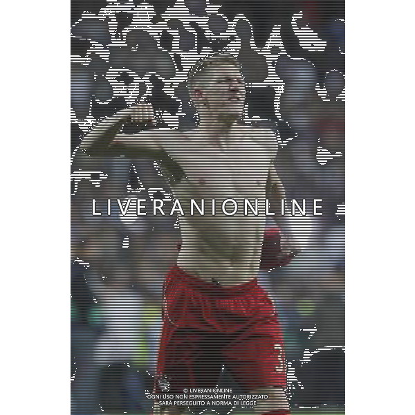 Madrid (25/04/2012).- Estadio Santiago Bernabeu. UEFA Champions League. Real Madrid-Bayern Munchen. Bastian Schweinsteiger. Photo: Alex Cid-Fuentes / ALFAQUI /AGENZIA ALDO LIVERANI SAS - ITALY ONLY -