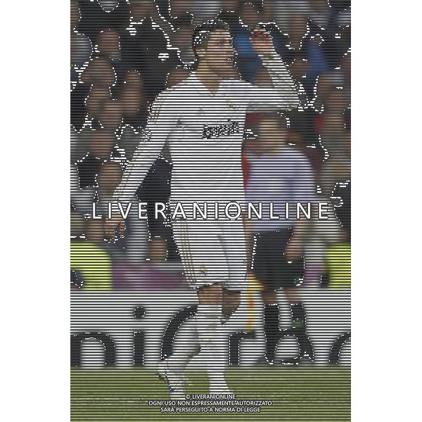 Real Madrid\'s Cristiano Ronaldo during Champions League match on april 25th 2012. Photo: Cesar Cebolla / ALFAQUI /AGENZIA ALDO LIVERANI SAS - ITALY ONLY -