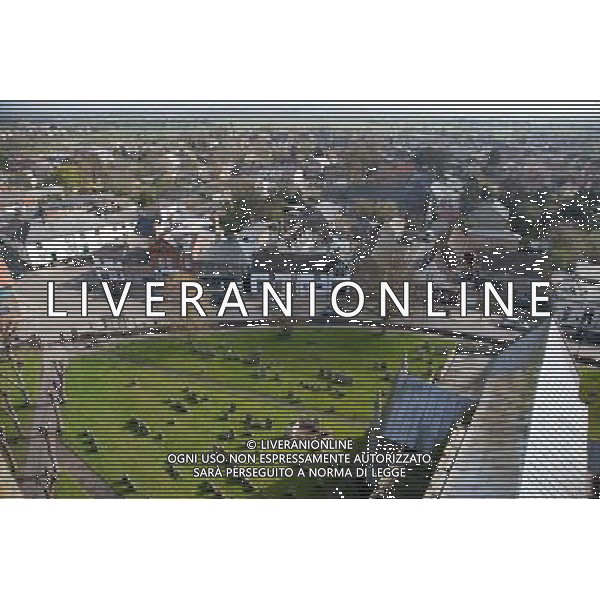 The High Street, Soham, Cambridgeshire,UK. Seen from the top of St Andrews Church tower. Date: 20.04.2012 AG ALDO LIVERANI S A S ONLY ITALY