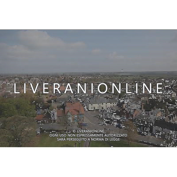 The High Street, Soham, Cambridgeshire,UK. Seen from the top of St Andrews Church tower. Date: 20.04.2012 AG ALDO LIVERANI S A S ONLY ITALY