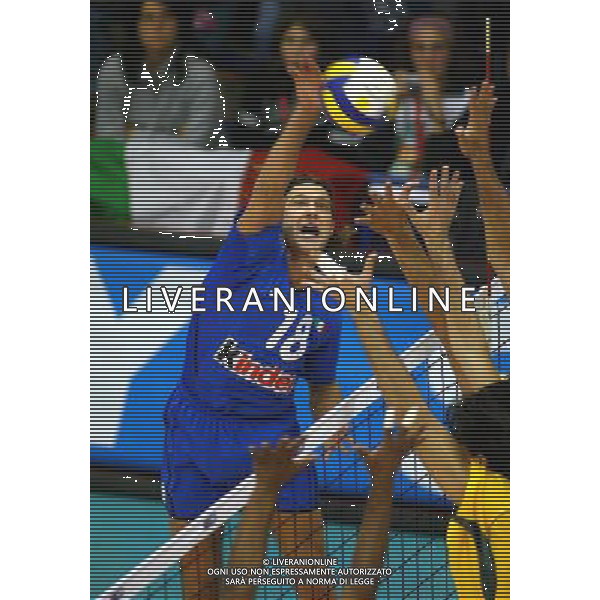 NAZIONALE ITALIANA VOLLEY2003 NELLA FOTO MATEY CERNIC FOTO ALDO LIVERANI