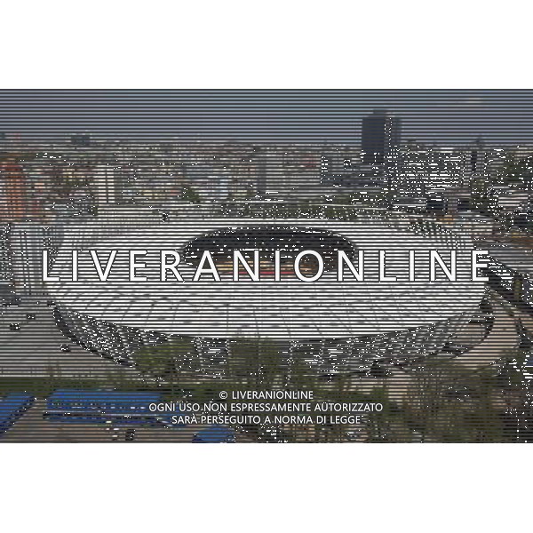 KIJOW 27.04.2012 STADION OLIMPIJSKI W KIJOWIE --- OLYMPIC STADIUM IN KIEV STADION PANORAMA --- STADIUM PANORAMA FOT. PIOTR KUCZA --- Newspix.pl AG ALDO LIVERANI S A S ONLY ITALY *** Local Caption *** www.newspix.pl mail us: info@newspix.pl call us: 0048 022 23 22 222 --- Polish Picture Agency by Ringier Axel Springer Poland