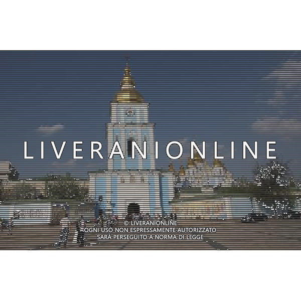 KIJOW 27.04.2012 KIJOW - MIASTO GOSPODARZ UEFA EURO 2012 --- KIEV - THE HOST CITY FOR UEFA EURO 2012 MONASTER SW. MICHALA ARCHANIOLA O ZLOTYCH KOPULACH --- ST. MICHAEL\'S GOLDEN - DOMED MONASTERY FOT. PIOTR KUCZA --- Newspix.pl AG ALDO LIVERANI S A S ONLY ITALY *** Local Caption *** www.newspix.pl mail us: info@newspix.pl call us: 0048 022 23 22 222 --- Polish Picture Agency by Ringier Axel Springer Poland