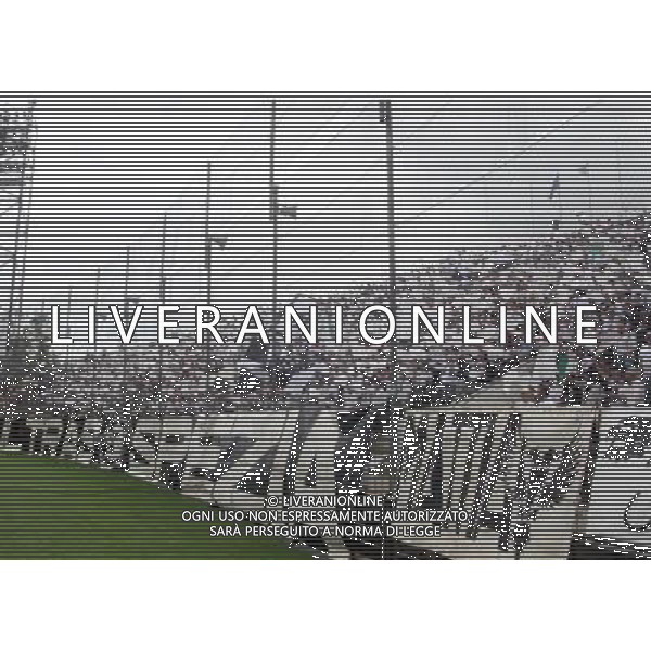 LA SPEZIA 06/05/2012 - SPEZIA VS LATINA - NELLA FOTO: FESTEGGIAMENTI IN CURVA SPEZIA - FOTO NANDO VESCUSIO / AGENZIA ALDO LIVERANI