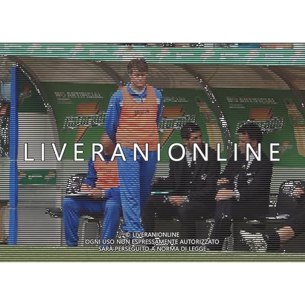 LA SPEZIA 06/05/2012 - SPEZIA VS LATINA - NELLA FOTO: L\'ALLENATORE DELLO SPEZIA MICHELE SERENA - FOTO NANDO VESCUSIO / AGENZIA ALDO LIVERANI