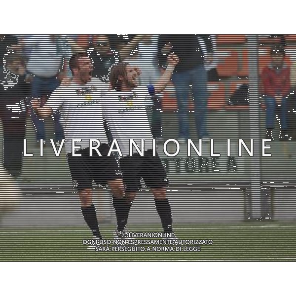 LA SPEZIA 06/05/2012 - SPEZIA VS LATINA - NELLA FOTO: ESULTANZA LUCIONI IUNCO - FOTO NANDO VESCUSIO / AGENZIA ALDO LIVERANI