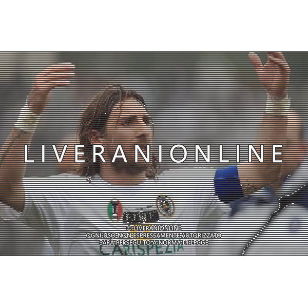 LA SPEZIA 06/05/2012 - SPEZIA VS LATINA - NELLA FOTO: IUNCO - FOTO NANDO VESCUSIO / AGENZIA ALDO LIVERANI
