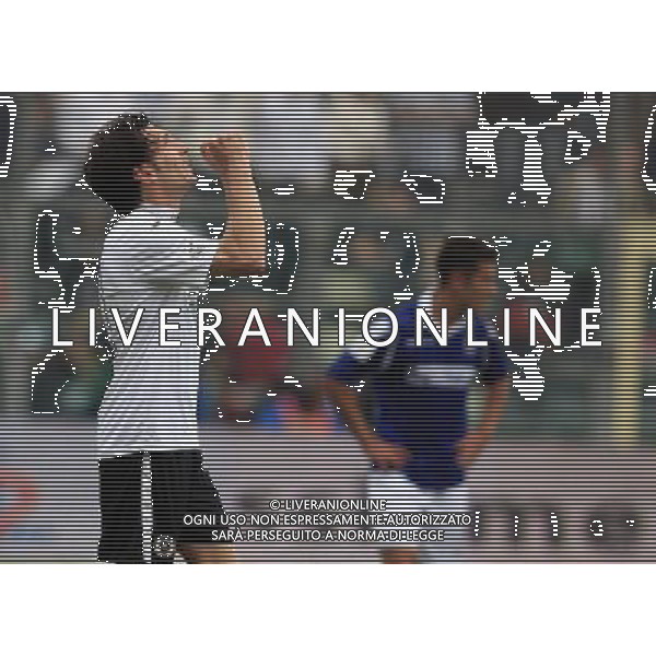 LA SPEZIA 06/05/2012 - SPEZIA VS LATINA - NELLA FOTO: ESULTANZA VANNUCCHI DOPO IL GOL - FOTO NANDO VESCUSIO / AGENZIA ALDO LIVERANI