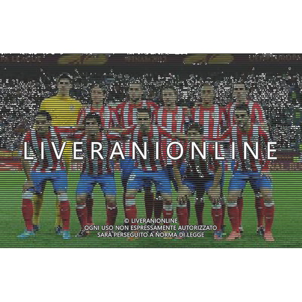 firo Fu§ball,Fussball, 09.05.2012 EL, UEFA Europa League Finale, Finale 2012, Final, Bukarest 2012, Saison 2011/2012 Atletico Madrid - Atletic Bilbao 3:0 Temafoto, Mannschaftsfoto Atletico Madrid $worldrightsEs gelten unsere AGB, einsehbar auf www.firosportphoto.de copyright by firo sportphoto: Coesfelder Stra§e 207Ê 48249 D † L M E N (Duelmen) www.firosportphoto.de mail@firosportphoto.de (V o l k s b a n k B o c h u m - W i t t e n ) BLZ.: 430 601 29 Kt. Nr.: 341 117 100 Tel:Ê 02594-9916004 Fax:Ê 02594-9916005 BUCAREST_FINALE EUROPA LEGUE Atletico Madrid-Athletic Bilbao AG ALDO LIVERANI SAS - ITALY ONLY -