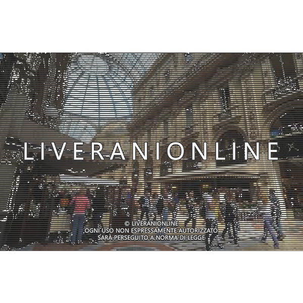 MILANO - GALLERIA VITTORIO EMANUELE\'#8232; PH.ROMANO/ALDO LIVERANI