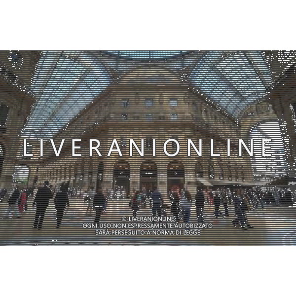 MILANO - GALLERIA VITTORIO EMANUELE\'#8232; PH.ROMANO/ALDO LIVERANI
