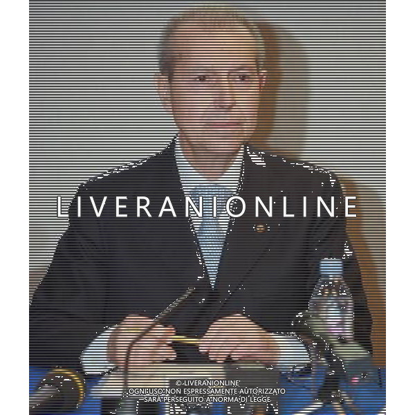 MILANO - 16/5/2012 Osp. San Raffaele Giuseppe Rotelli nuovo proprietario del San Raffaele di Milano incontra il personale del San Raffaele ph.fiochi/AG ALDO LIVERANI SAS