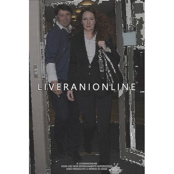 Rebekah Brooks (R) and husband Charlie Brooks (L) leaves her lawyers office in London, England, on 15 May 2012. Reports state that News International\'s former chief executive Rebekah Brooks has been charged over allegations she attempted to cover up illegal phone-hacking activities and corrupt payments to public officials. /PHOTOSHOT/AG ALD LIVERANI SAS - ITALY ONLY-