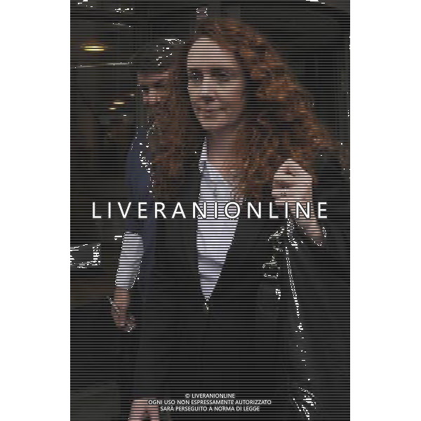 Rebekah Brooks (R) and husband Charlie Brooks (L) leaves her lawyers office in London, England, on 15 May 2012. Reports state that News International\'s former chief executive Rebekah Brooks has been charged over allegations she attempted to cover up illegal phone-hacking activities and corrupt payments to public officials. /PHOTOSHOT/AG ALD LIVERANI SAS - ITALY ONLY-