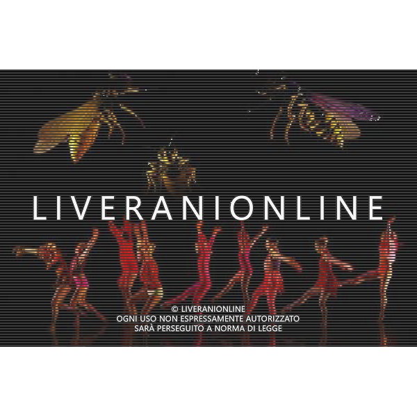 Dancers from Rambert Dance Company perform What Wild Ecstasy during a photocall at Sadler\'s Wells in London. Photo date: Tuesday May 15, 2012. The piece, choreographed by Rambert\'s Mark Baldwin, is one of four works that can be seen performed by the dance company from this evening until May 19 at Sadler\'s Wells. Photo credit: Johnny Green /ALDO LIVERANI SAS-ITALY ONLY - EDITORIAL USE ONLY