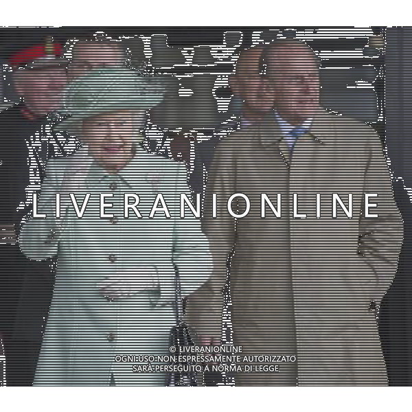 HM The Queen with HRH The Duke of Edinburgh visiting the Burnley College and UCLan /ALDO LIVERANI SAS-ITALY ONLY - EDITORIAL USE ONLY