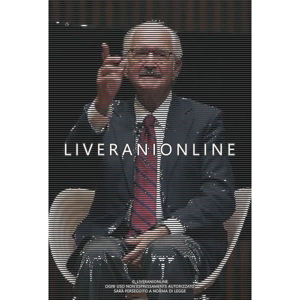 (120515) -- MEXICO CITY, May 15, 2012 () -- The file photo taken on Nov. 18, 2008 shows Mexican writer Carlos Fuentes speaking during a press conference at the National Autonomous University of Mexico (UNAM) in Mexico City. Fuentes, one of Mexico\'s most celebrated novelist and among Latin America\'s most prominent authors, died on May 15, 2012 at the age of 83. (/Pool Contreras) AG ALDO LIVERANI S A S ONLY ITALY