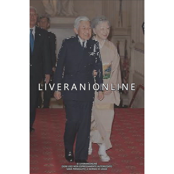 The Emperor and Empress of Japan arrive at a lunch for Sovereign Monarch\'s held in honour of Queen Elizabeth II\'s Diamond Jubilee, at Windsor Castle, in Windsor, Berkshire. ©photoshot/Agenzia Aldo Liverani Sas - ITALY ONLY - REALI INGLESI: La regina d\'inghilterra incontra Re e regine, sovrani e capi di stato di 26 paesi stranieri al Castello di Windsor per un pranzo di celebrazione del Giubileo di diamante a Londra