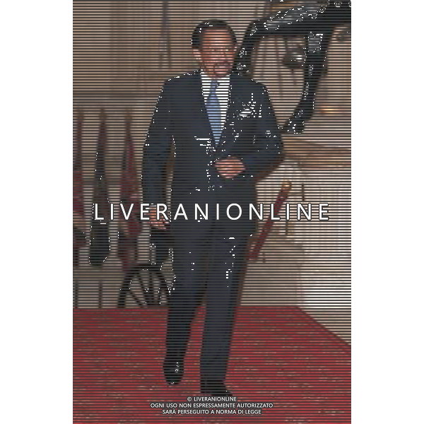 The Sultan of Brunei, Hassanal Bolkiah arrives at a lunch for Sovereign Monarch\'s held in honour of Queen Elizabeth II\'s Diamond Jubilee, at Windsor Castle, in Windsor, Berkshire. ©photoshot/Agenzia Aldo Liverani Sas - ITALY ONLY - REALI INGLESI: La regina d\'inghilterra incontra Re e regine, sovrani e capi di stato di 26 paesi stranieri al Castello di Windsor per un pranzo di celebrazione del Giubileo di diamante a Londra