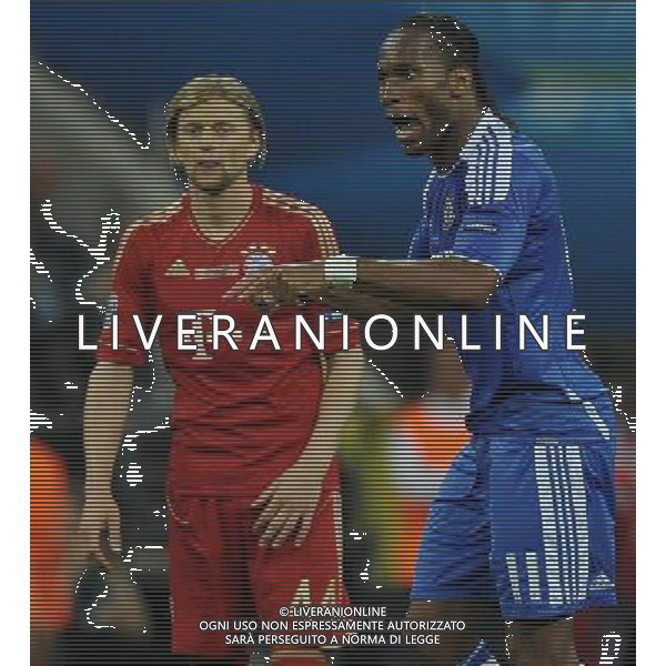 UEFA Champions League 2011/2012 Finale Monaco di Baviera (Germania) - 19.05.2012 Bayern Monaco-Chelsea Nella Foto:drogba esulta /Ph.Vitez-Ag. Aldo Liverani
