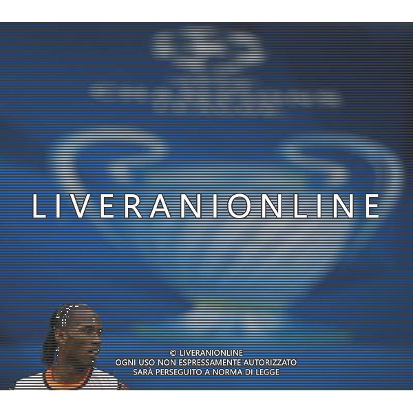 (120519) -- MUNICH, May 19, 2012 () -- Didier Drogba of Chelsea FC takes a training session for the UEFA Champions League Final at Allianz Arena in Munich, Germany, May 18, 2012. Chelsea FC from England Premier League will fight for the champion with FC Bayern Munich from Bundesliga on May 19. (/Wang Lili) (jyc) ©photoshot/Agenzia Aldo Liverani Sas - ITALY ONLY - Allenamento del Chelsea in previsione dell\'incontro con il Bayern Monaco finale UEFA Champions League a Monaco di Baviera, Germania 18 maggio 2012.