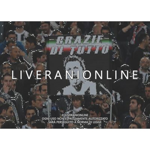 Coppa Italia TIM Cup 2011/2012 Finale Roma - 20.05.2012 Juventus-Napoli Nella Foto: striscione dei tifosi juventus per alex del piero /Ph.Vitez-Ag. Aldo Liverani