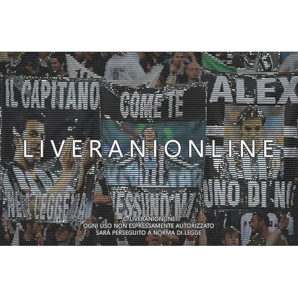 Coppa Italia TIM Cup 2011/2012 Finale Roma - 20.05.2012 Juventus-Napoli Nella Foto: striscione dei tifosi juventus per alex del piero /Ph.Vitez-Ag. Aldo Liverani