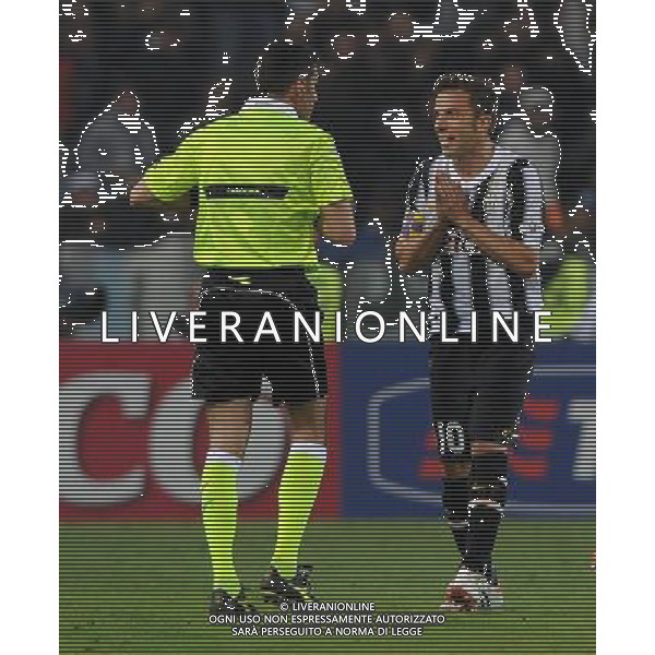Coppa Italia TIM Cup 2011/2012 Finale Roma - 20.05.2012 Juventus-Napoli Nella Foto:alessandro del piero protesta con l\'arbitro brighi /Ph.Vitez-Ag. Aldo Liverani