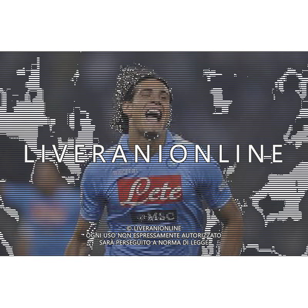 Roma - 20/05/2012 - Stadio Olimpico - Finale TIM CUP 2011/2012 - Juventus vs Napoli - nella foto: edinson cavani esulta dopo il gol su rigore Œ© Fabrizio Corradetti - Ag. Aldo Liverani sas