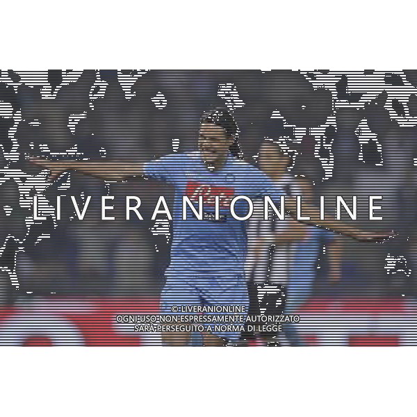 Roma - 20/05/2012 - Stadio Olimpico - Finale TIM CUP 2011/2012 - Juventus vs Napoli - nella foto: L\'esultanza di Edinson Cavani dopo il gol å© Fabrizio Corradetti - Ag. Aldo Liverani sas