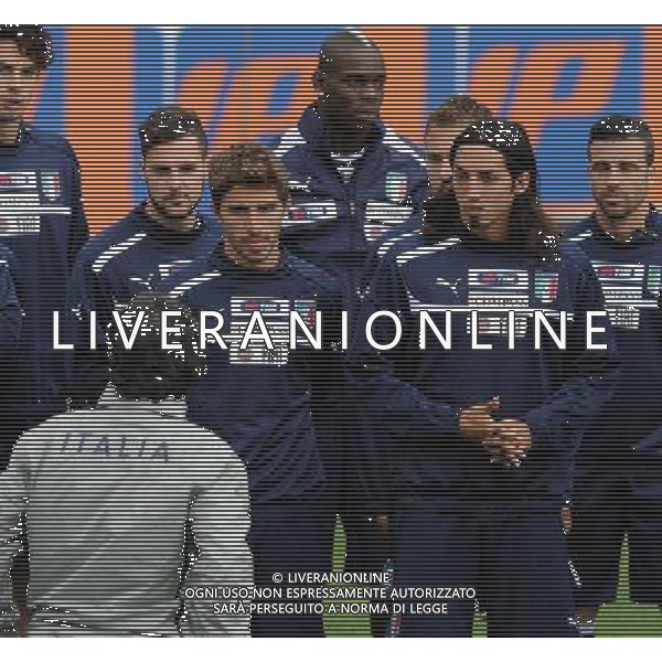 Raduno Nazionale Italiana Firenze - 21.05.2012 Allenamento Nella Foto:schelotto borini destro balotelli /Ph.Vitez-Ag. Aldo Liverani