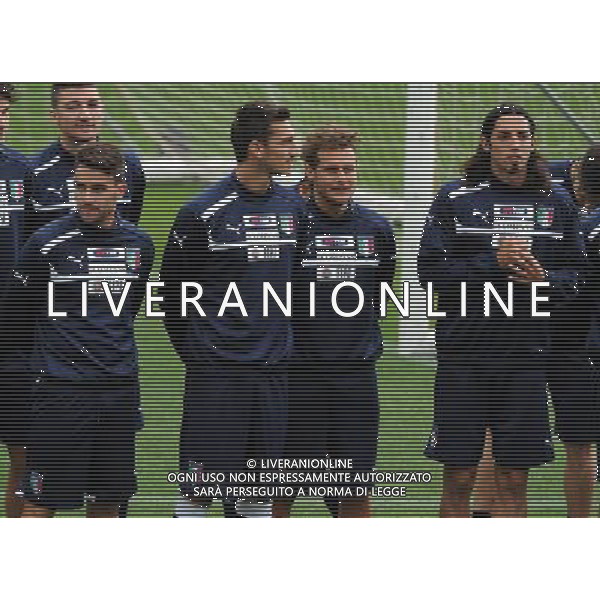 Raduno Nazionale Italiana Firenze - 21.05.2012 Allenamento Nella Foto:diamanti astori cigarini schelotto /Ph.Vitez-Ag. Aldo Liverani