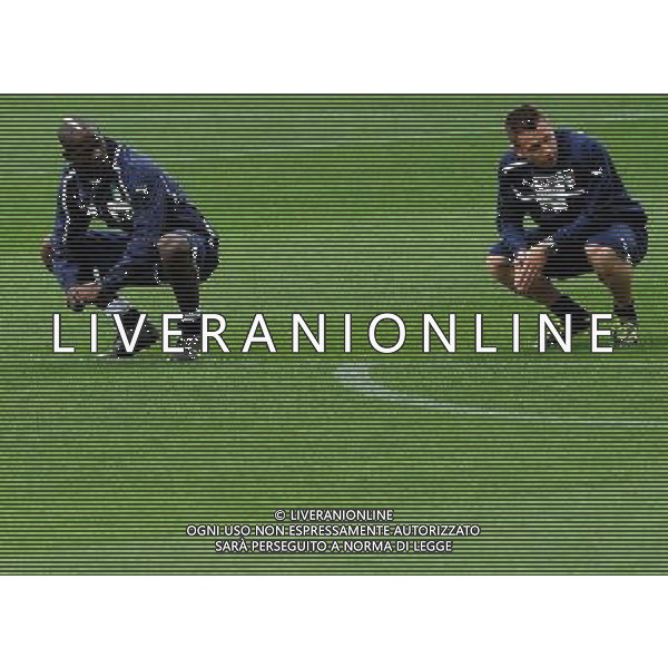 Raduno Nazionale Italiana Firenze - 21.05.2012 Allenamento Nella Foto:balotelli cassano /Ph.Vitez-Ag. Aldo Liverani