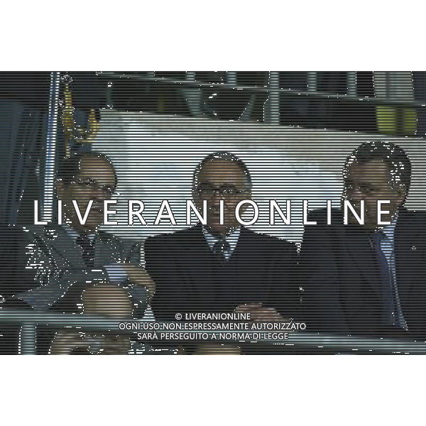 CAMPOBASSO 03/06/2003 ITALIA - IRLANDA DEL NORD AMICHEVOLE NELLA FOTO FRANCO CARRARO IN TRIBUNA FOTO PECORARO/AGENZIA ALDO LIVERANI