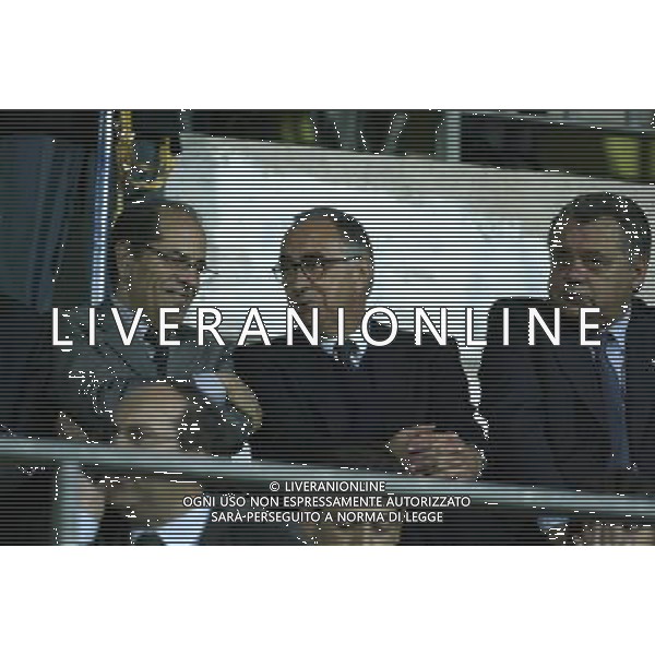 CAMPOBASSO 03/06/2003 ITALIA - IRLANDA DEL NORD AMICHEVOLE NELLA FOTO FRANCO CARRARO IN TRIBUNA FOTO PECORARO/AGENZIA ALDO LIVERANI