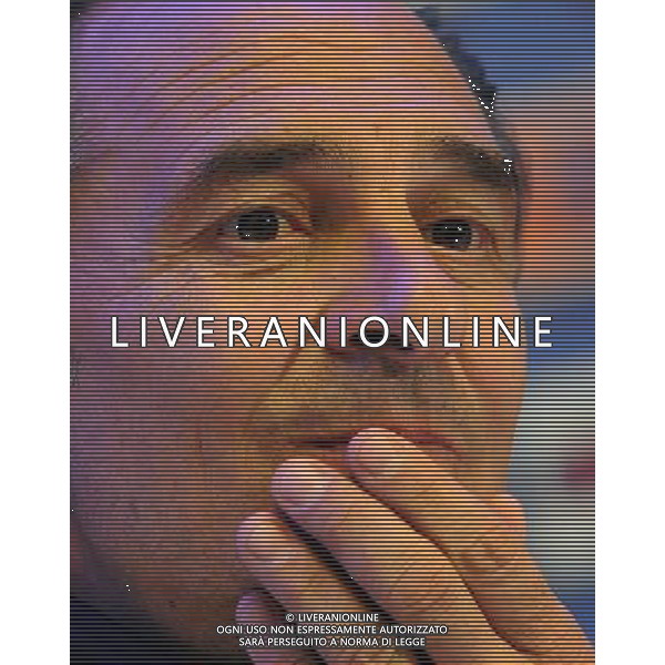 Raduno Nazionale Italiana Firenze - 24.05.2012 Partitella Amichevole Nella Foto:prandelli in conferenza stampa /Ph.Vitez-Ag. Aldo Liverani